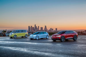 Fotografía de vehículos eléctricos de Volkswagen