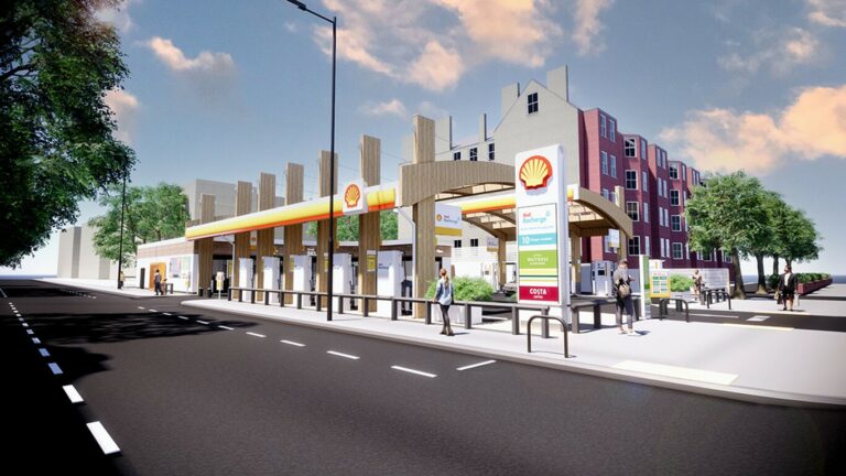 Shell avanza en la transformación de gasolineras en puntos de recarga para vehículos eléctricos