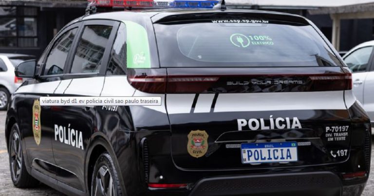 BYD inicia entrega de vehículos eléctricos a la policía de São Paulo