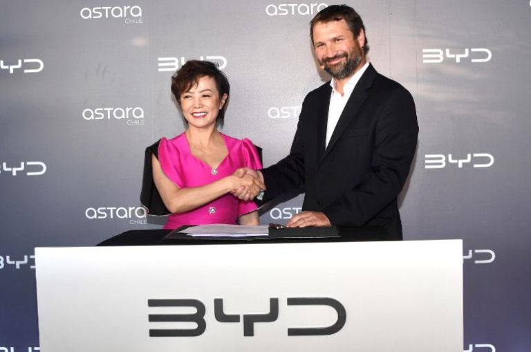 BYD and Astara Partner to Present a Wide Range of Electric Vehicles in Chile