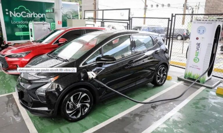 Inauguran estación de recarga 100% eléctrica para vehículos en Sao Paulo