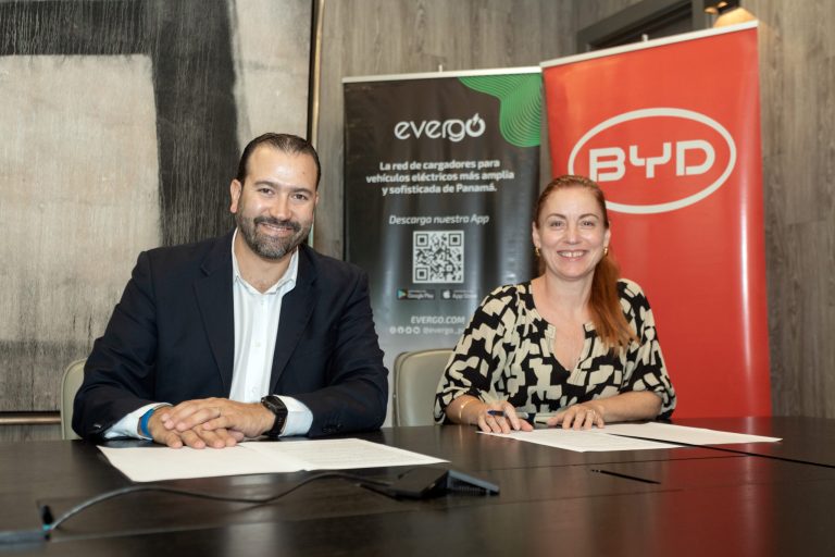Evergo se asocia con BYD para impulsar masificación de vehículos eléctricos e infraestructura de carga en Panamá