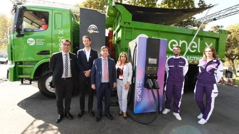Enel X and SQM Introduce the First 100% Electric Truck for the Mining Sector