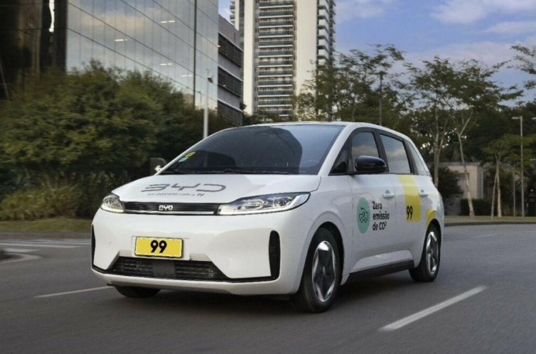 BYD entregará 300 coches eléctricos a plataforma de movilidad urbana en Brasil