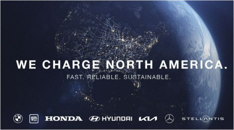 Siete fabricantes unen fuerzas para elaborar una nueva red de carga de alta potencia en Norteamérica