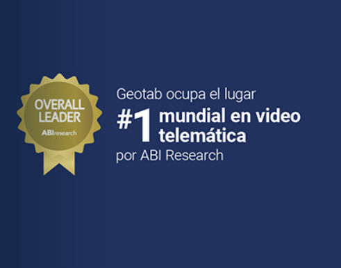 Geotab es reconocida como líder comercial en video telemática