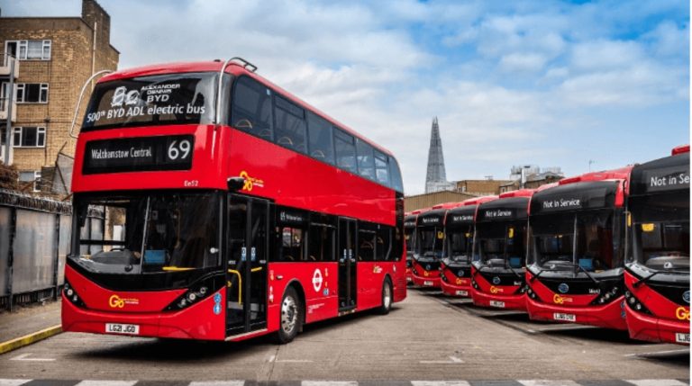 BYD quiere hacer de Londres una ciudad más sostenible sin comprometer su historia