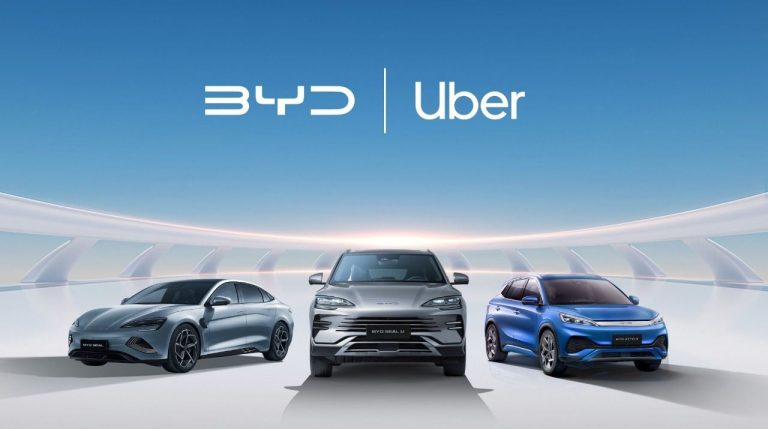 BYD se asocia con Uber para introducir 100 mil autos en Latinoamérica y Europa