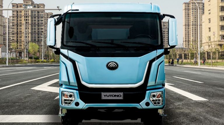 Ya está en Chile el Camión Mixer eléctrico de YUTONG