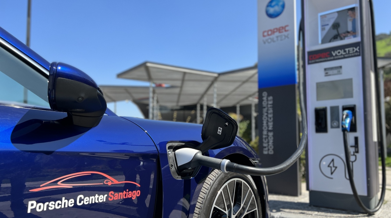 Chile Copec Voltex and Porsche Present Electromobility Corridor