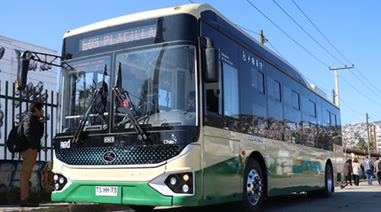 Chile: Valparaíso ya cuenta con sus primeros autobuses eléctricos en operatividad