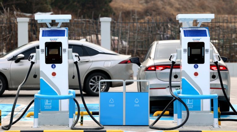 China registra incremento notable en estaciones de carga