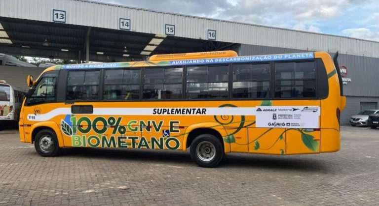 O primeiro micro-ônibus a GNV em Belo Horizonte entra em operação