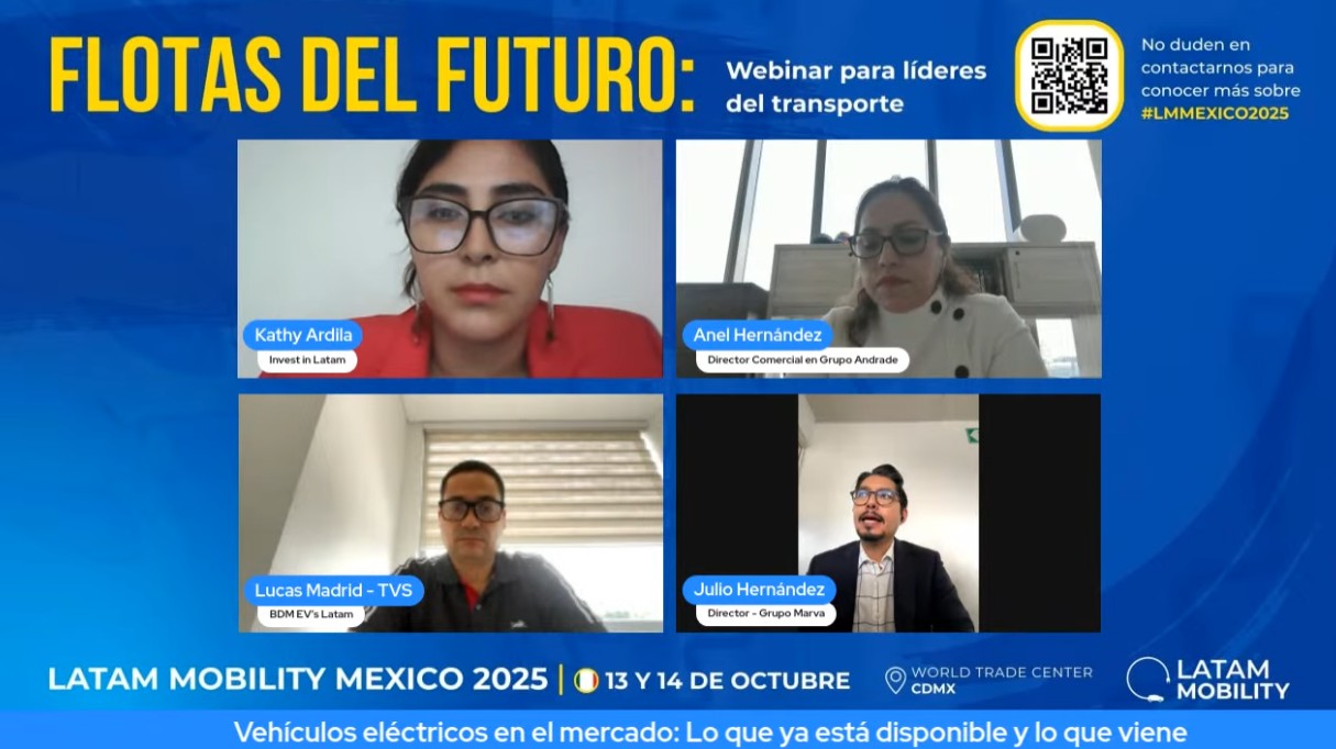 Infraestrutura e financiamento: os grandes desafios para as frotas elétricas no México, segundo líderes do setor