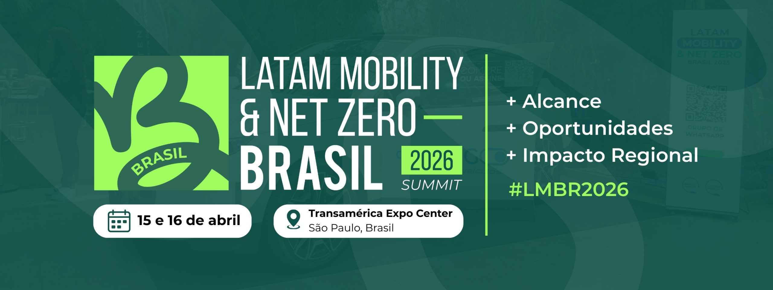 São Paulo será sede do “Latam Mobility & Net Zero Brasil 2026”, o principal encontro regional de mobilidade sustentável