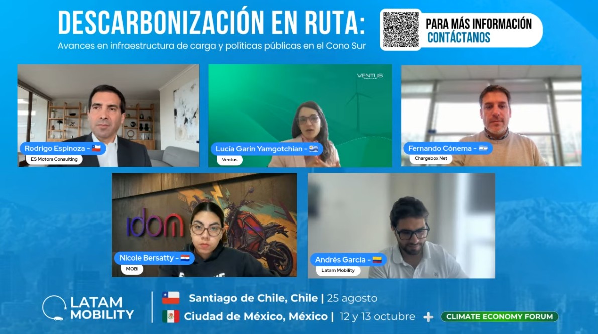 Chargebox Net, ES Motors Consulting, MOBI e Ventus: Quatro Vozes, Um Mesmo Objetivo para Descarbonizar o Cone Sul